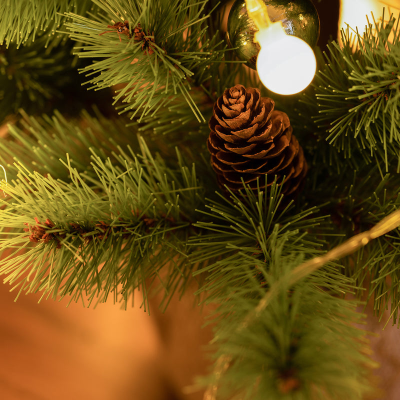 Christmas Table Tree with Cones 24"