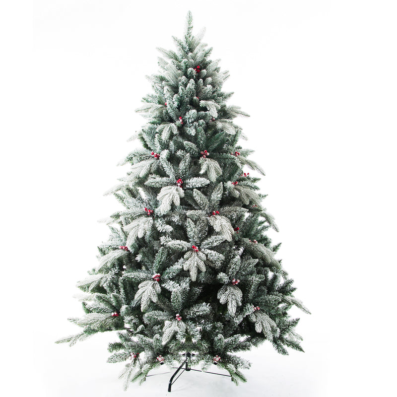 Artificial Christmas Tree with Red Berry 4.5/6/7 FT