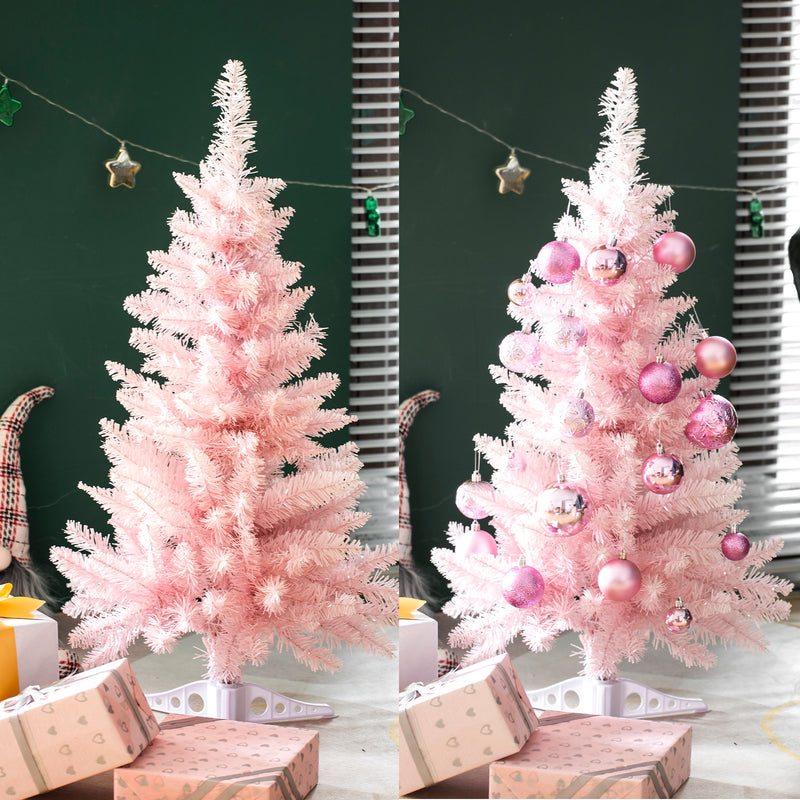 Mini Christmas Tree Artificial Desktop Xmas Tree for Holiday Home Decor, 3/4FT