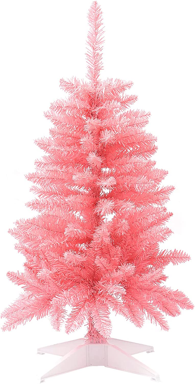 Mini Christmas Tree Artificial Desktop Xmas Tree for Holiday Home Decor, 3/4FT